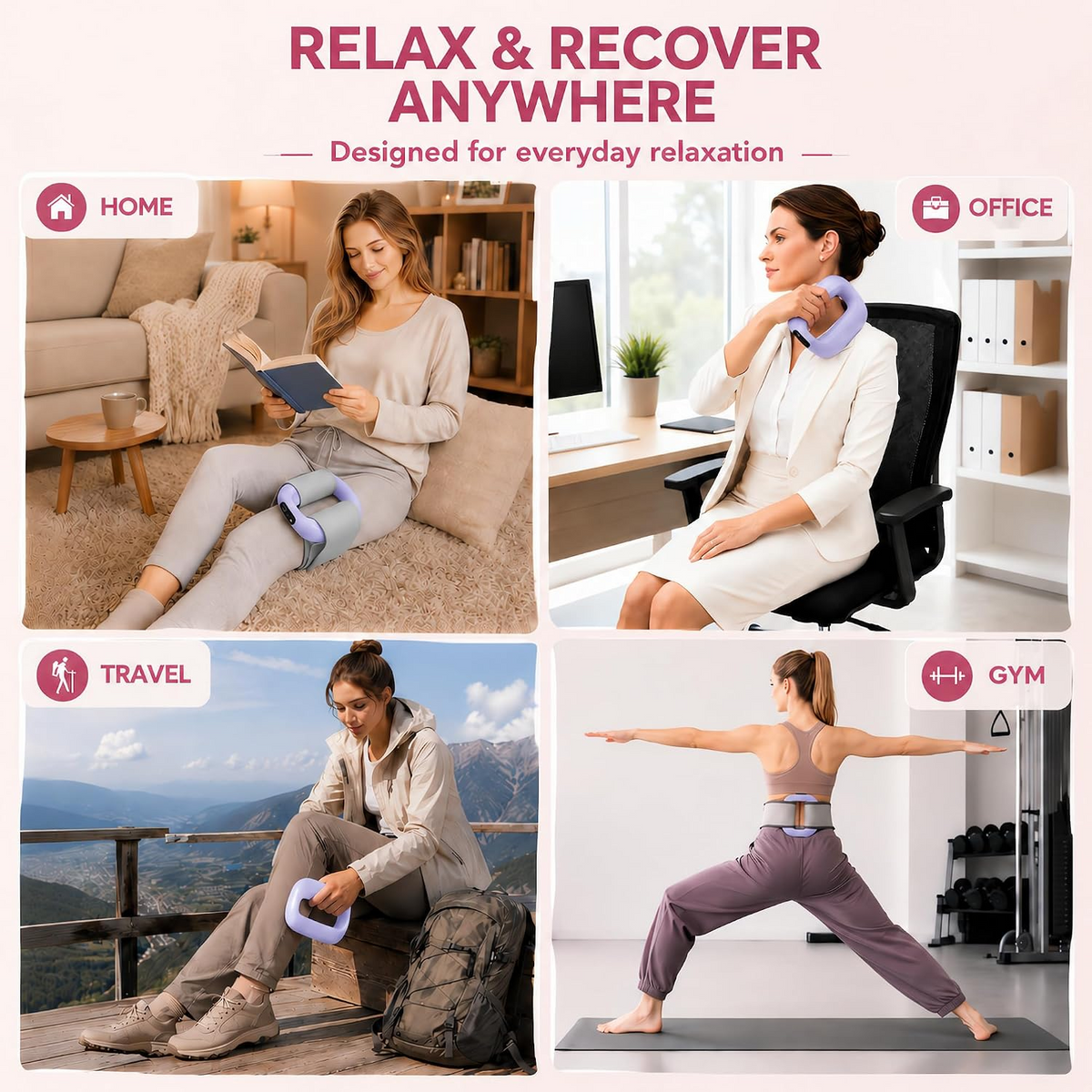 5-Speed Adjustable Vibration Massager