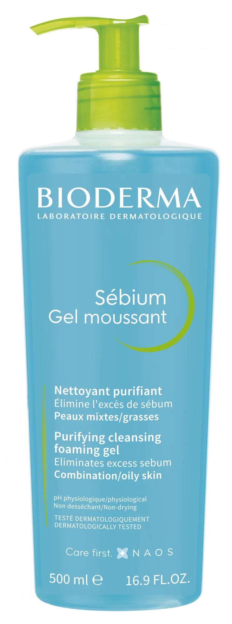 Bioderma - Face Cleanser - Sébium - Makeup Removing Cleanser - Skin Purifying - Face Wash for Combination to Oily Skin