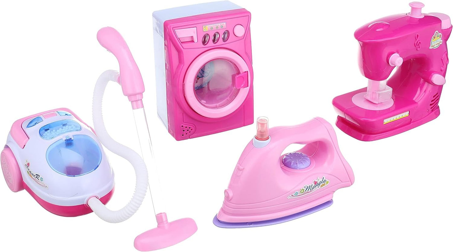 Electric washing machine  iron set
