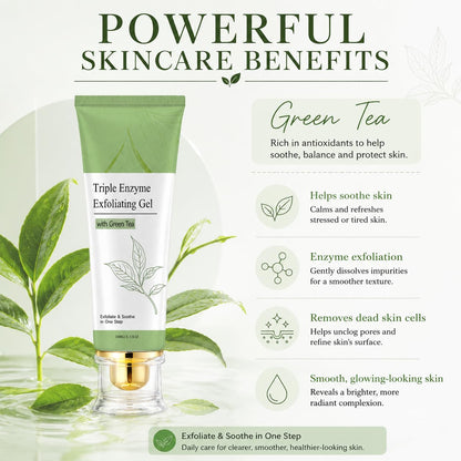 Triple Enzyme Green Tea Exfoliating Aqua Peel Gel