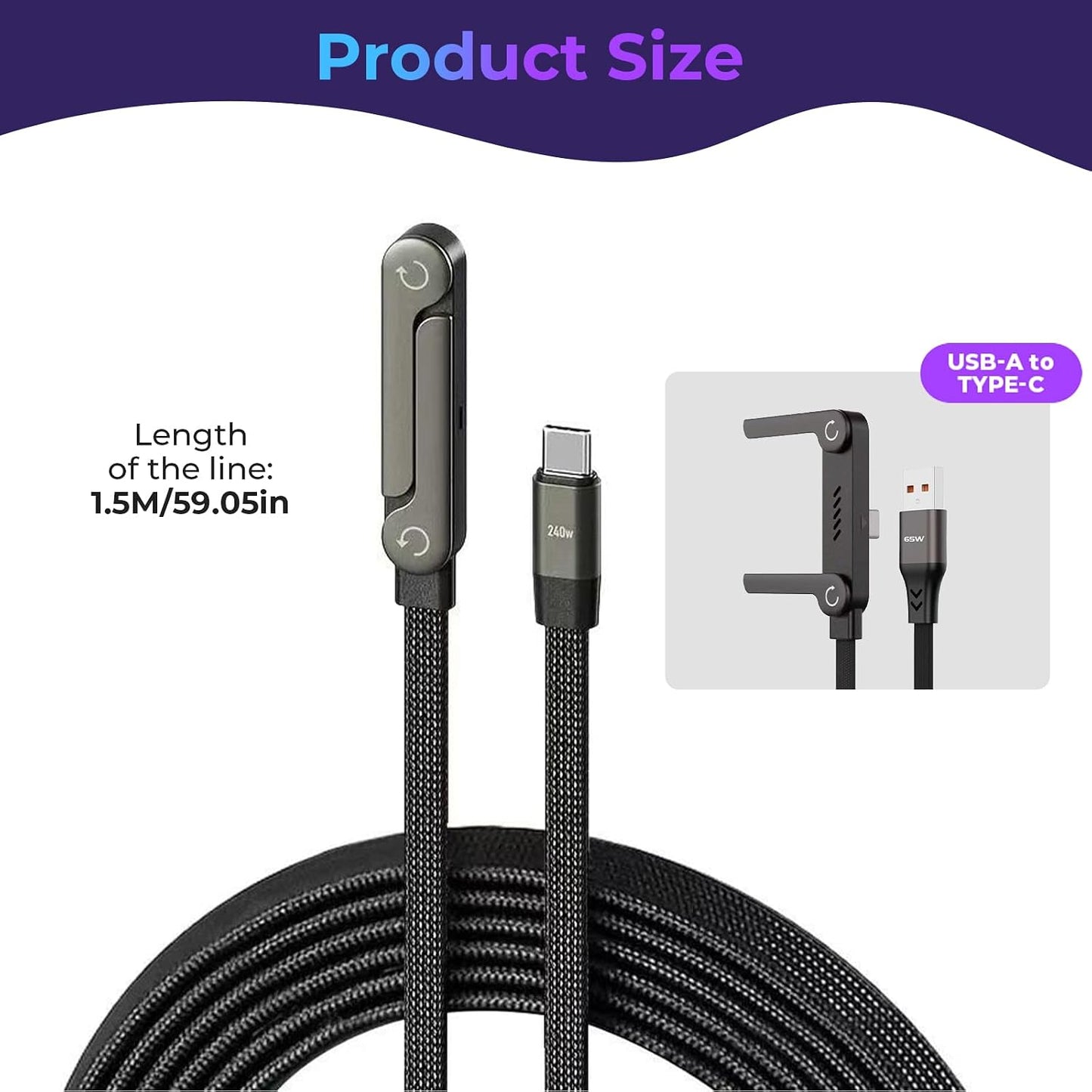 2-in-1 Stand Charging Cable