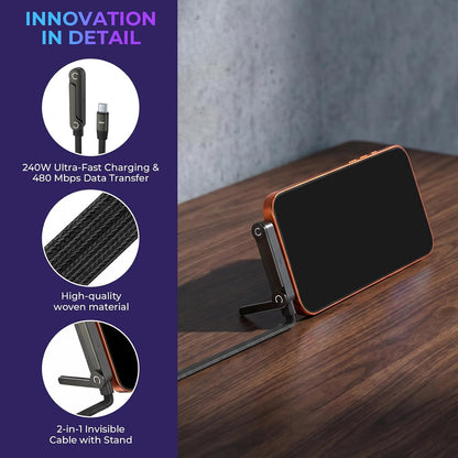 2-in-1 Stand Charging Cable