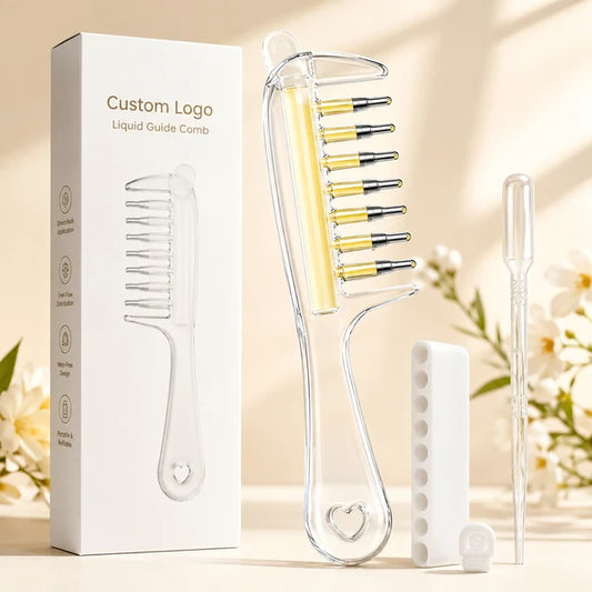 Crystal Serum Comb for Scalp Massage