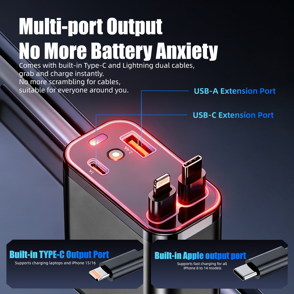 Retractable Car Charger